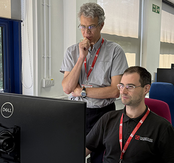 Dr Andrew Varney (left) and Steven Ball (right)