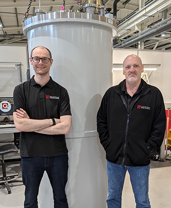 Dr Ben Bryant (left) and David Warren (right)